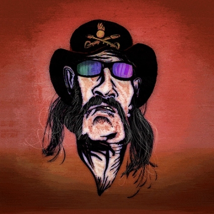 Lemmy Kilmister – Karikatur