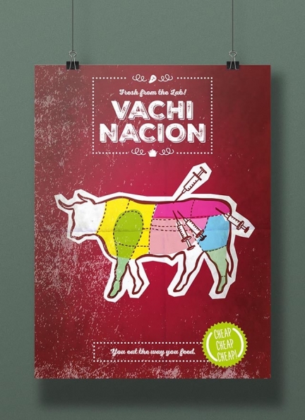 Vachinacion – Wir essen wie wir füttern. Moderne Massentierhaltung.