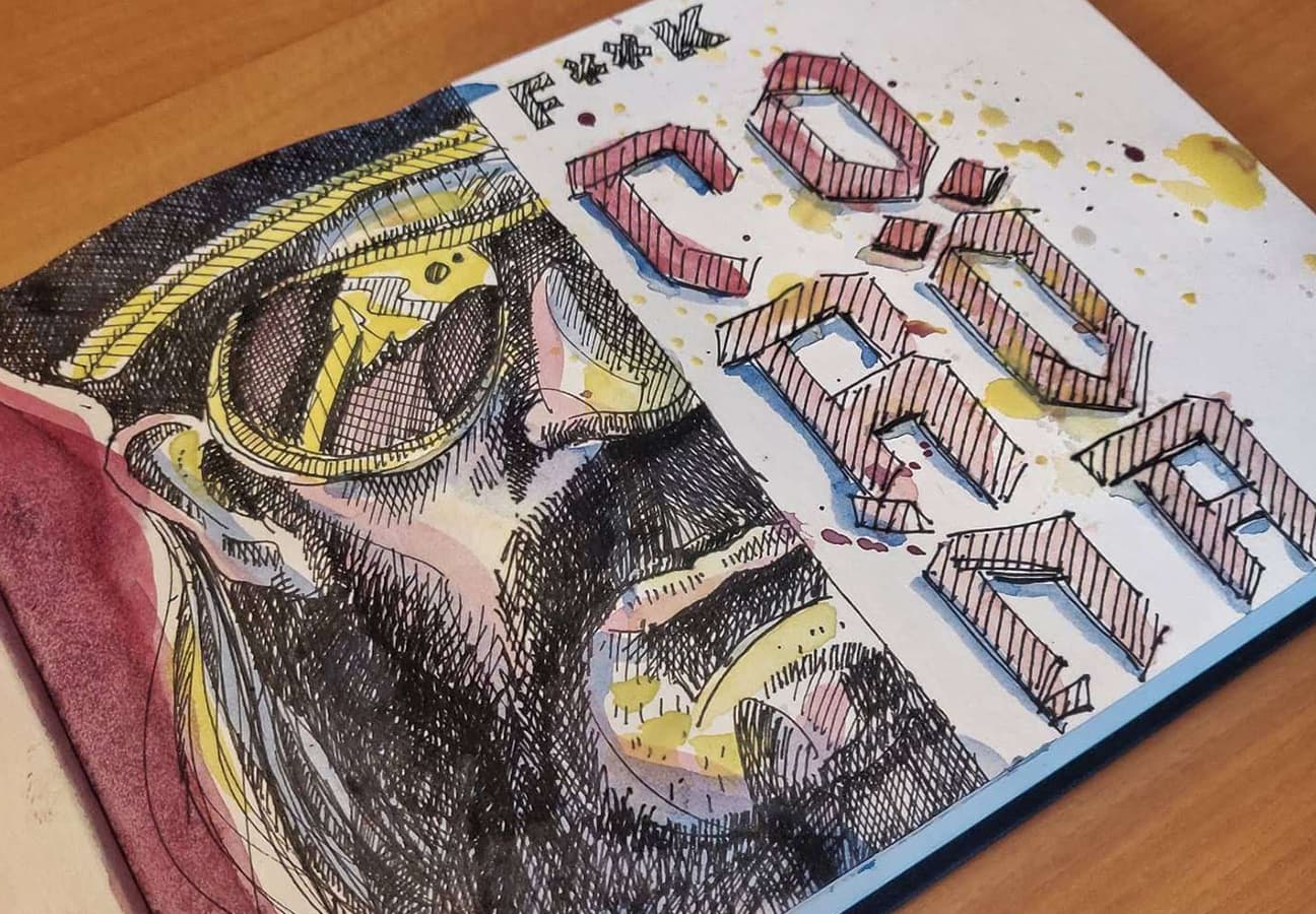 –C?!– Doodles #2 F**k Coröna mit Musik von Motörhead