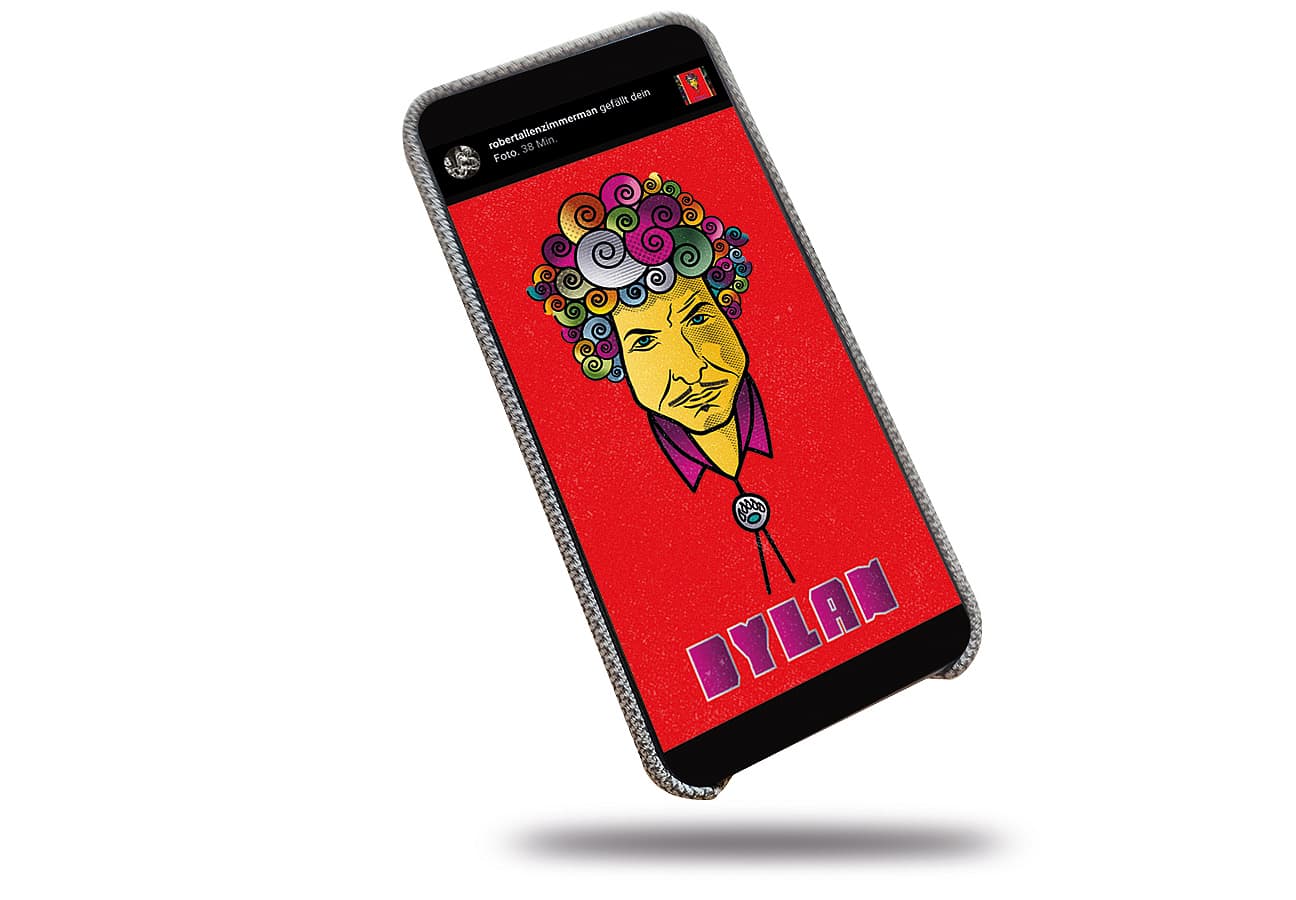 Robert Allen Zimmerman aka Bob Dylan gefällt mein Bob Dylan Portrait